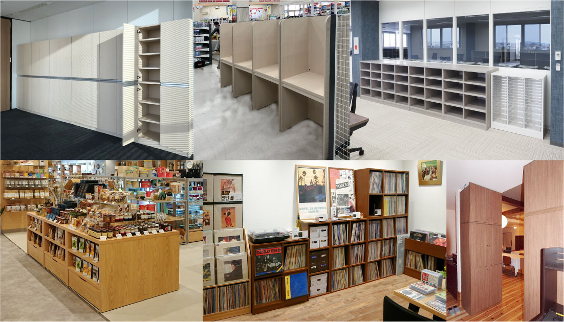 オーダー家具、本棚、収納家具